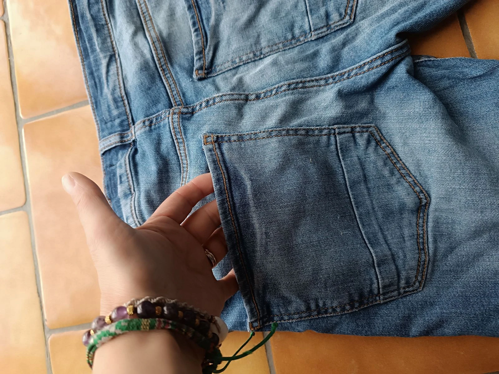 Kiabi slim fit washed jeans size 14 years – photo 3